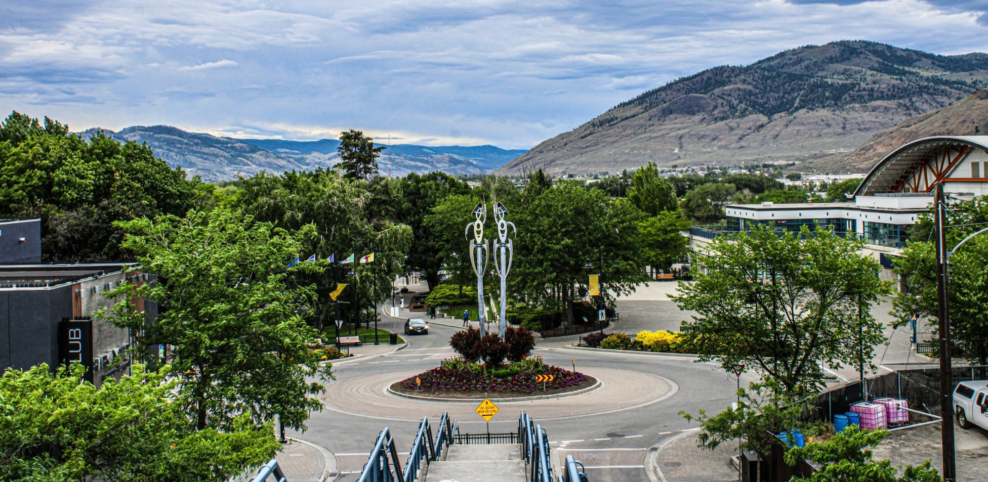 Kamloops skyline and river